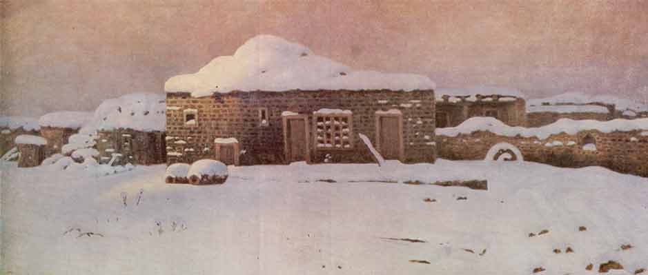 Kh. Abovyan's House in Winter 1899