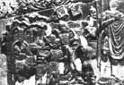 Several dracos on the Arch of Galerius (311AD), carried by infantry as well as cavalry.